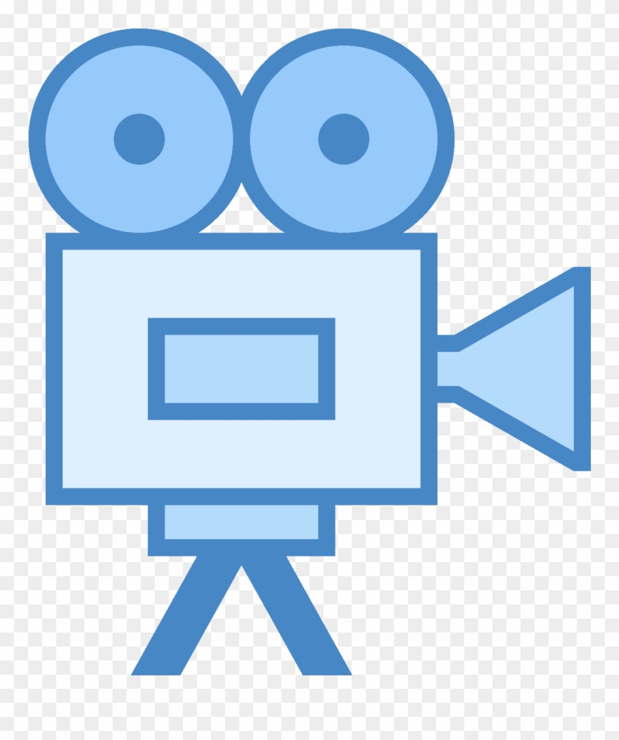 Movie Projector Icon - Cartoon Movie Projector Clipart