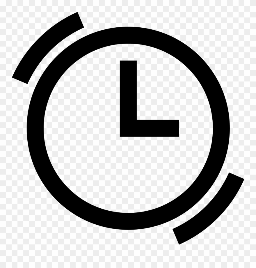 There Is A Circle And Inside The Circle There Are Two - Clock Icon Windows 10 Clipart