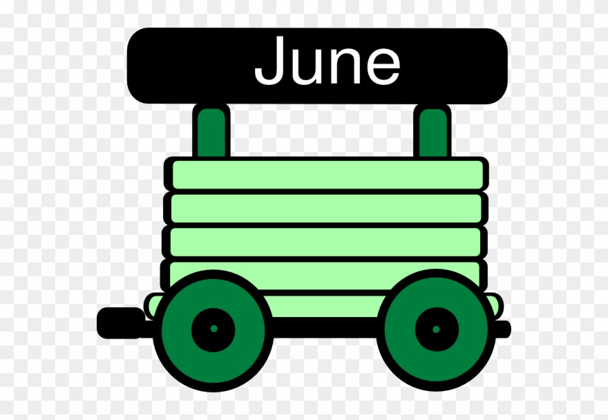Train Carriage Green Clipart Has - Png Download