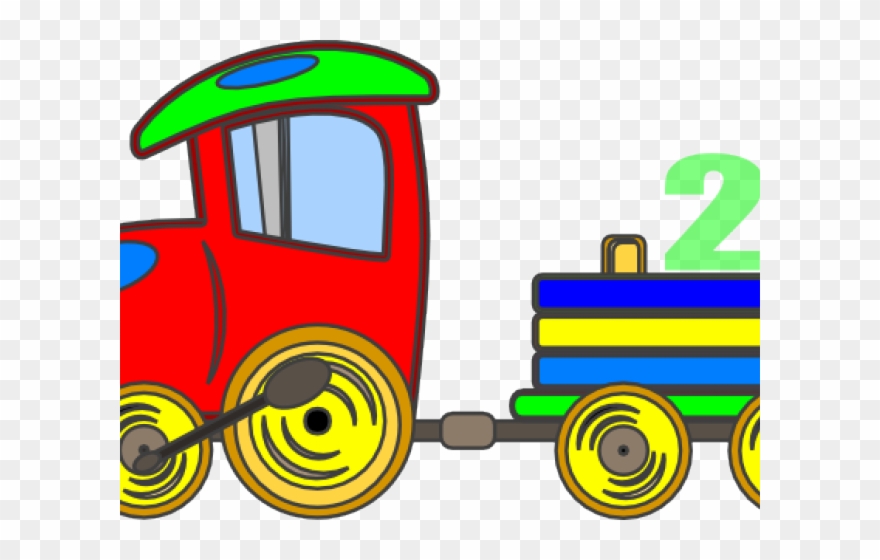 Locomotive Clipart Loco - Toy Train Clip Art - Png Download