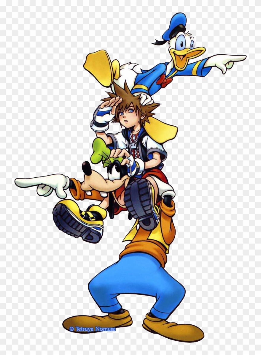 Donald, Goofy And Sora Kh - Kingdom Hearts - Hd 1.5 Remix Limited Edition Ps3 Clipart