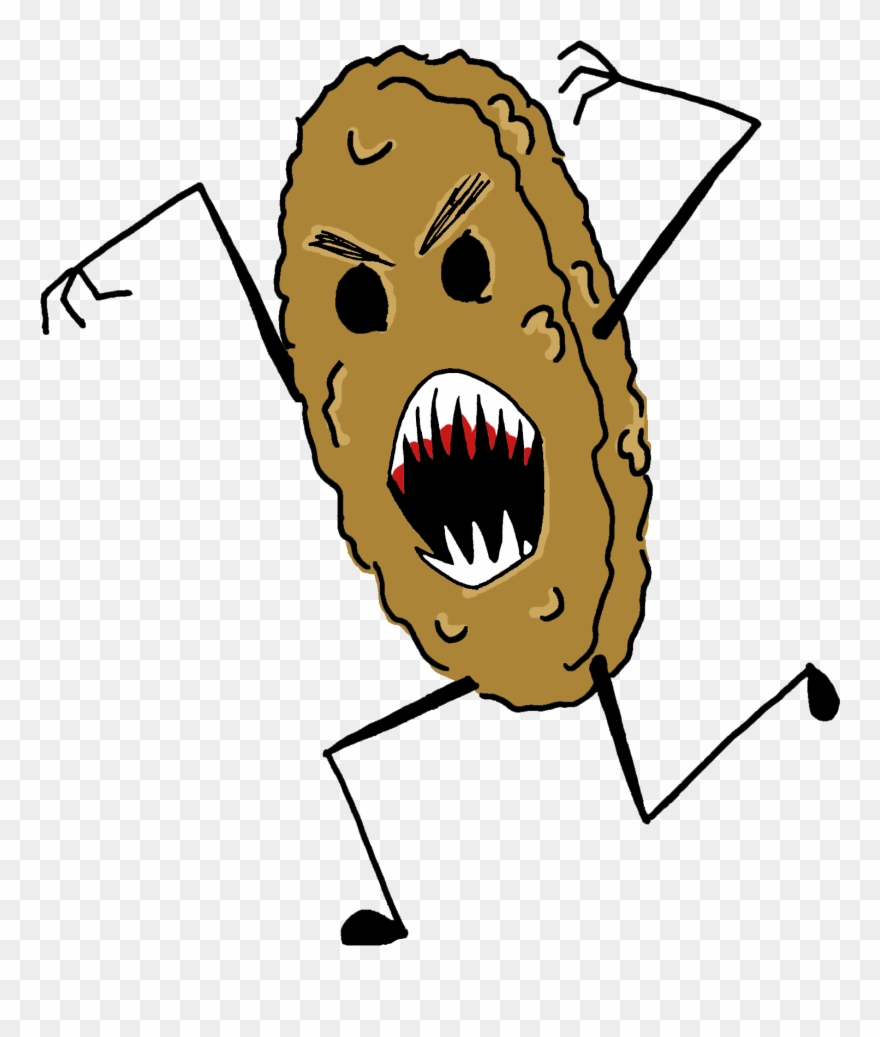 Angry Cookie Cartoon Clipart