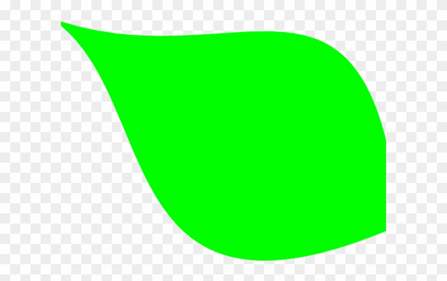 Green Leaves Clipart Single Green Leave - Clip Art - Png Download