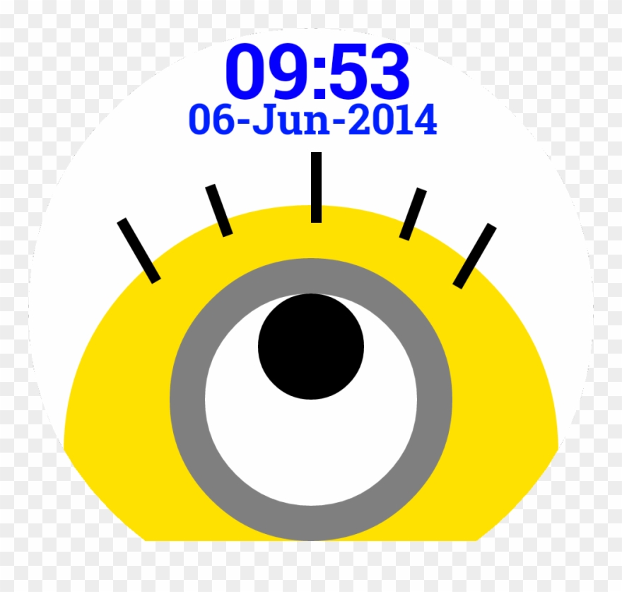 Minion Simple Watch Face Preview Clipart