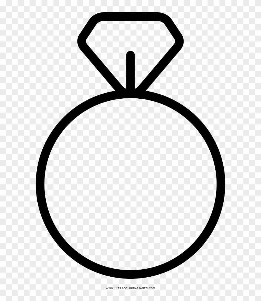 Coloring Pages Of Wedding Rings With Ring Page Ultra - Wedding Ring Clipart