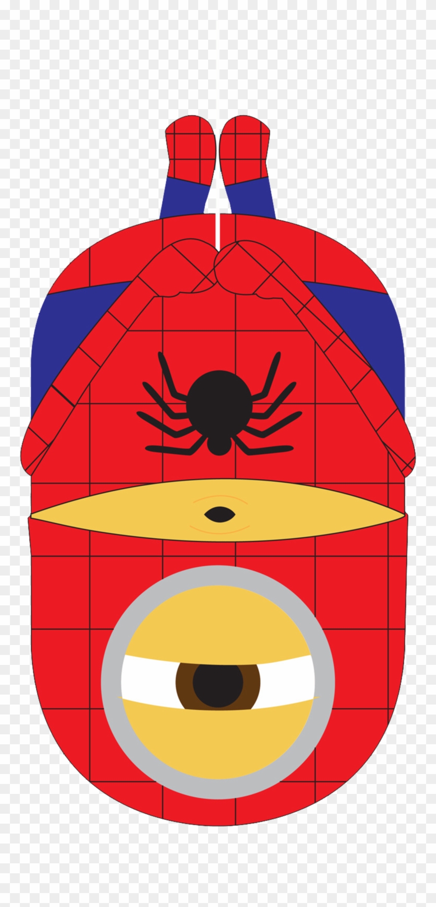 Minions Clipart Spiderman - Minion Spiderman - Png Download