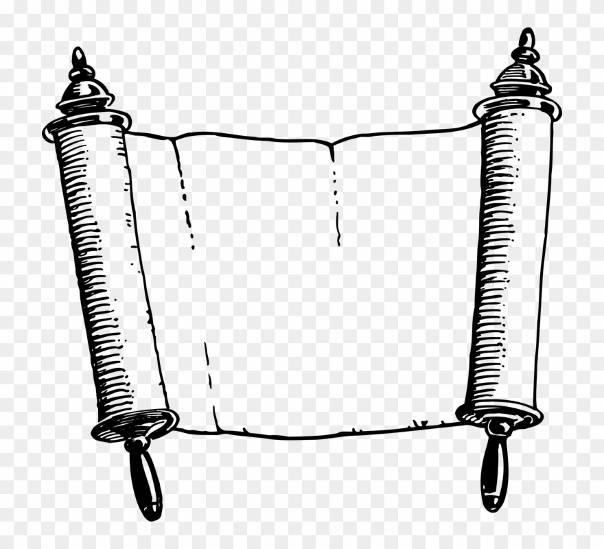 Paper, Papyrus, Parchment, Scroll - American Feminist Literary Canon Clipart