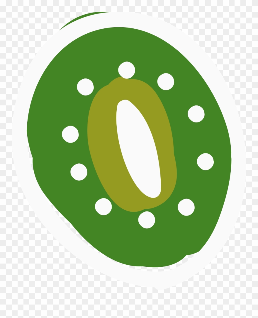 Kiwi Chalkboard - Circle Clipart