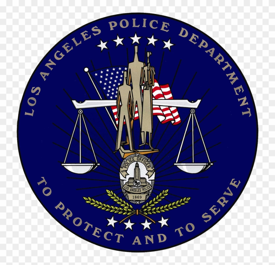Seal Of The Los Angeles Police Department - Los Angeles Police Dept Logo Clipart