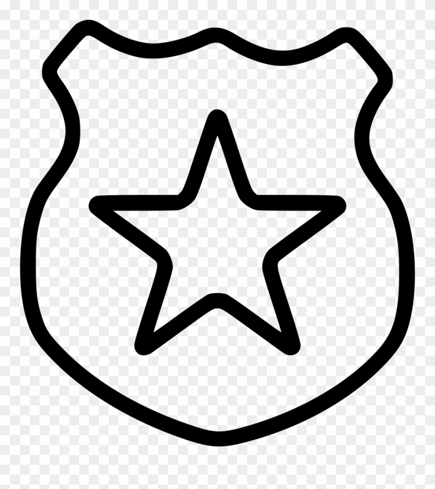 Police Department Comments - Gold Star Clipart