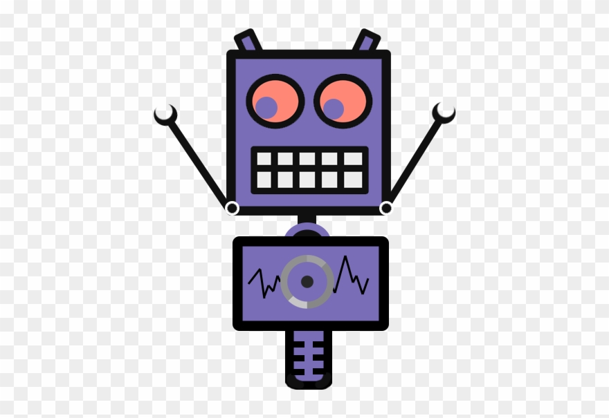 Ask Him How He Got His Name - Robot Clipart