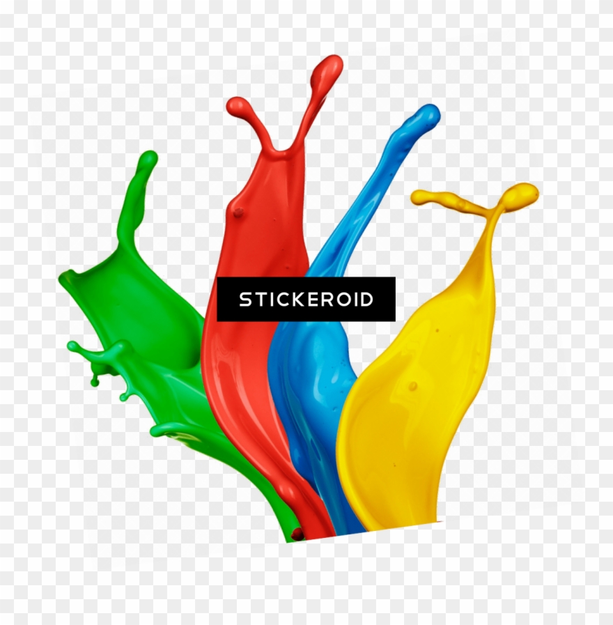 Paint Splatter Large Footer - Design Ideas For Graphic Designers Clipart
