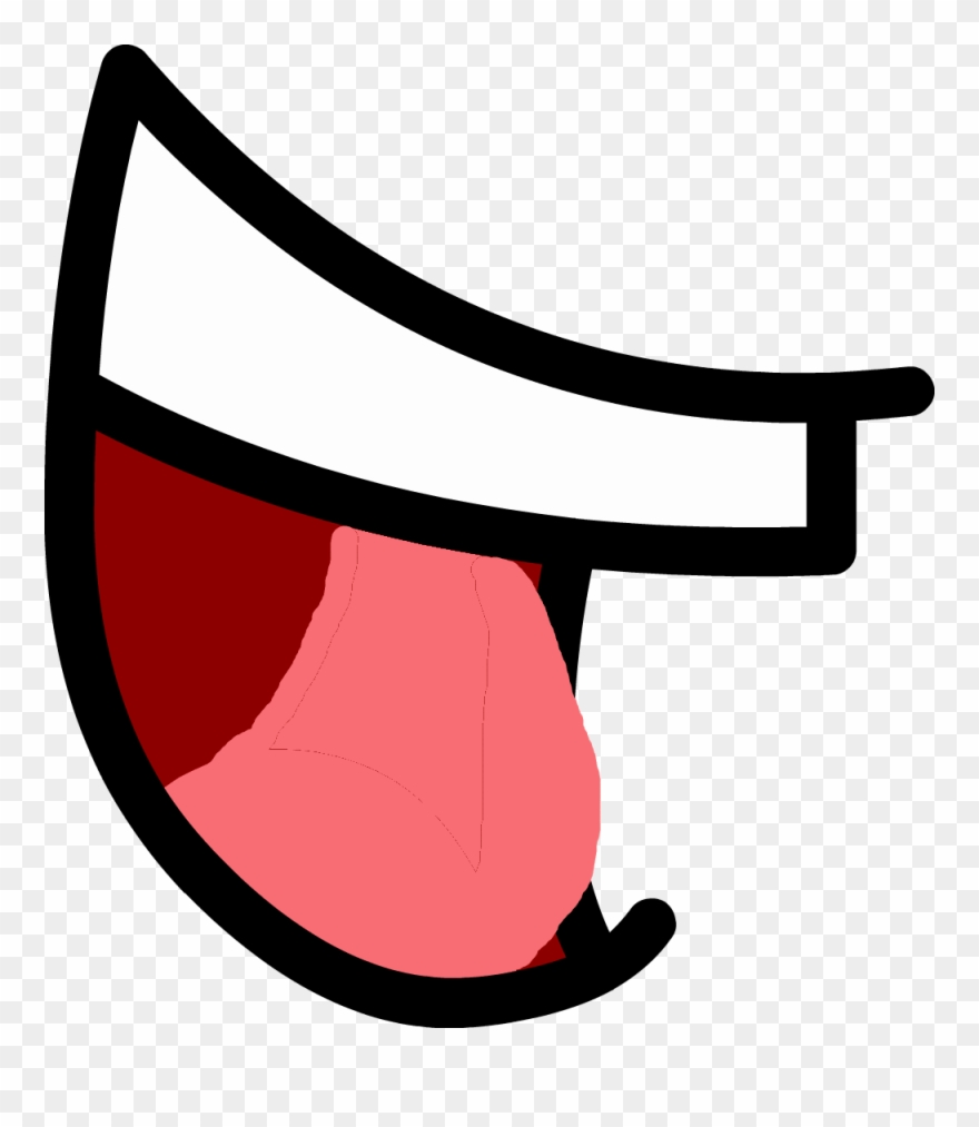 Teardrop's Amazing Mouth L - Bfdi Teardrop Mouth F Clipart