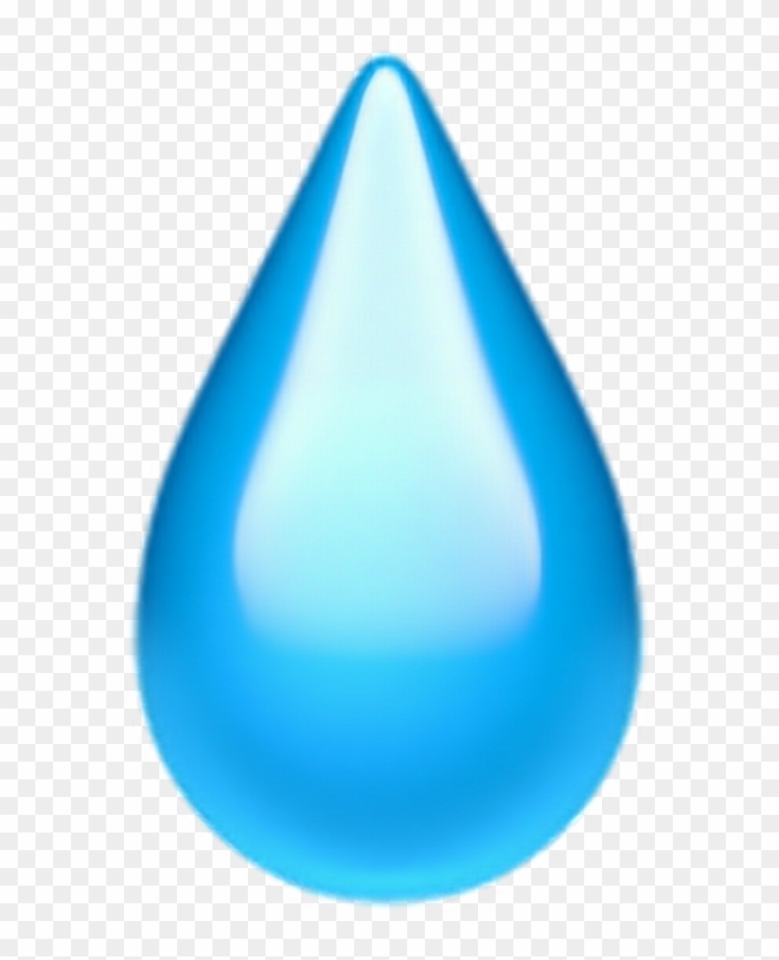 Png Freeuse Teardropemoji Emoji Tear Drop - Iphone Water Drop Emoji Clipart