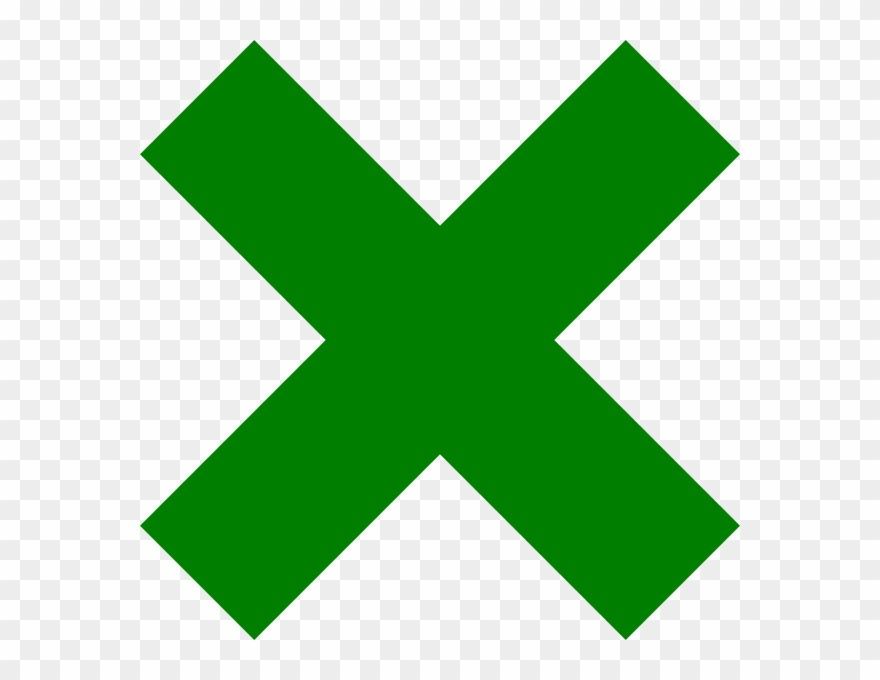 Transparent Background Red Cross Mark Clipart