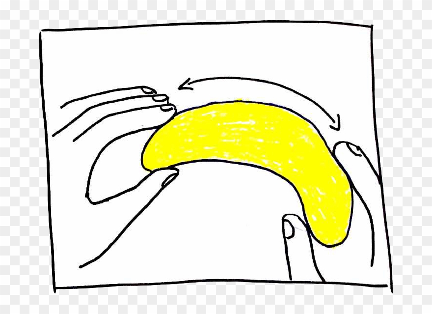 Shape It Into A Curve - Curve Banana Clipart