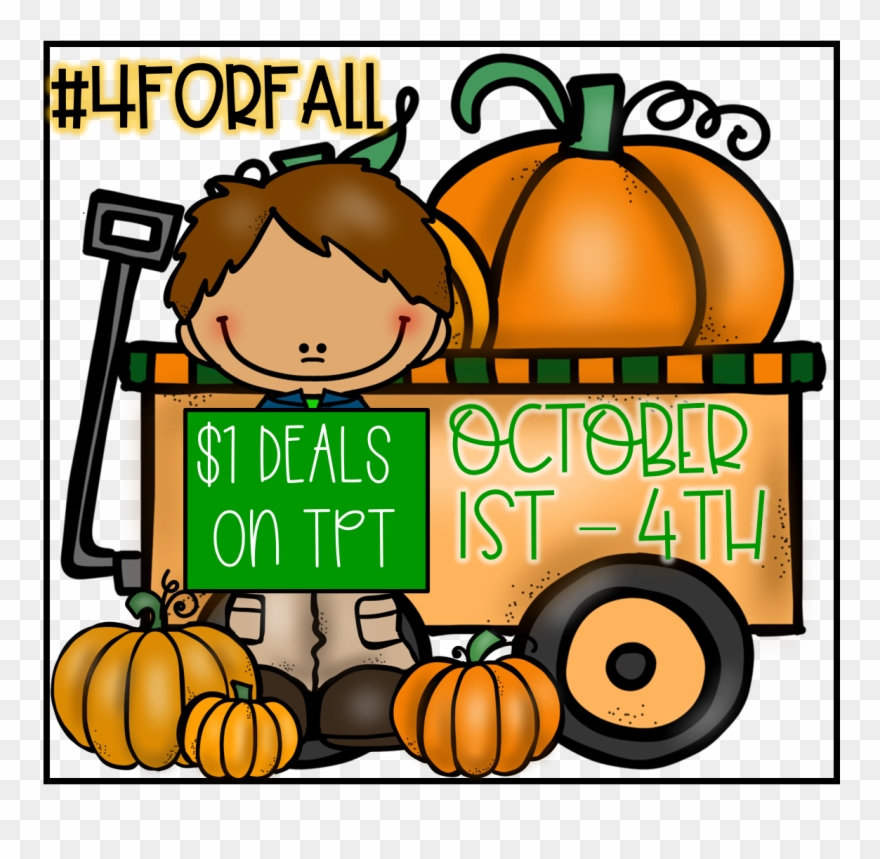 00 Deals Tpt Hashtag Sale And The Products I've Added - Pumpkin Clipart