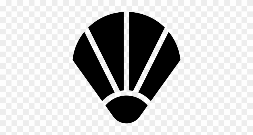 Shell Rubber Stamp - Basketball Net Vector Clipart