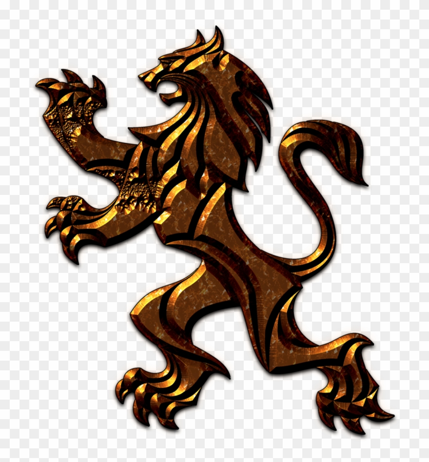 Metal By Rayadotx On - Lion Crest Png Clipart
