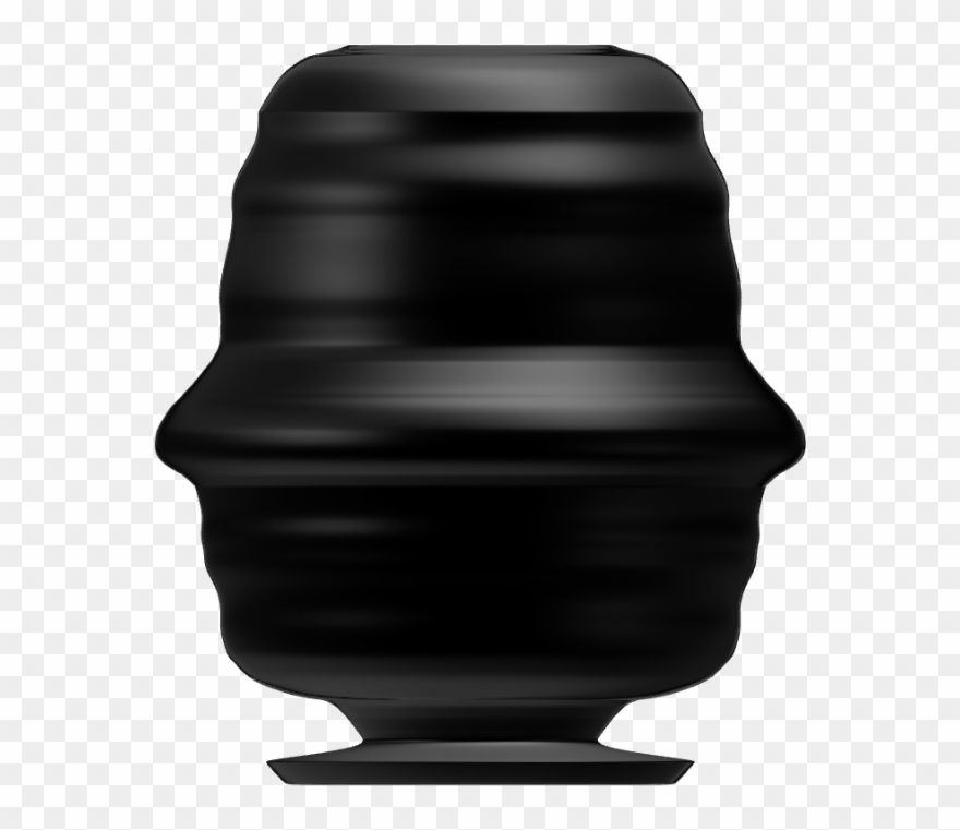 3d Scan Head Silhouette Vase - Vase Clipart