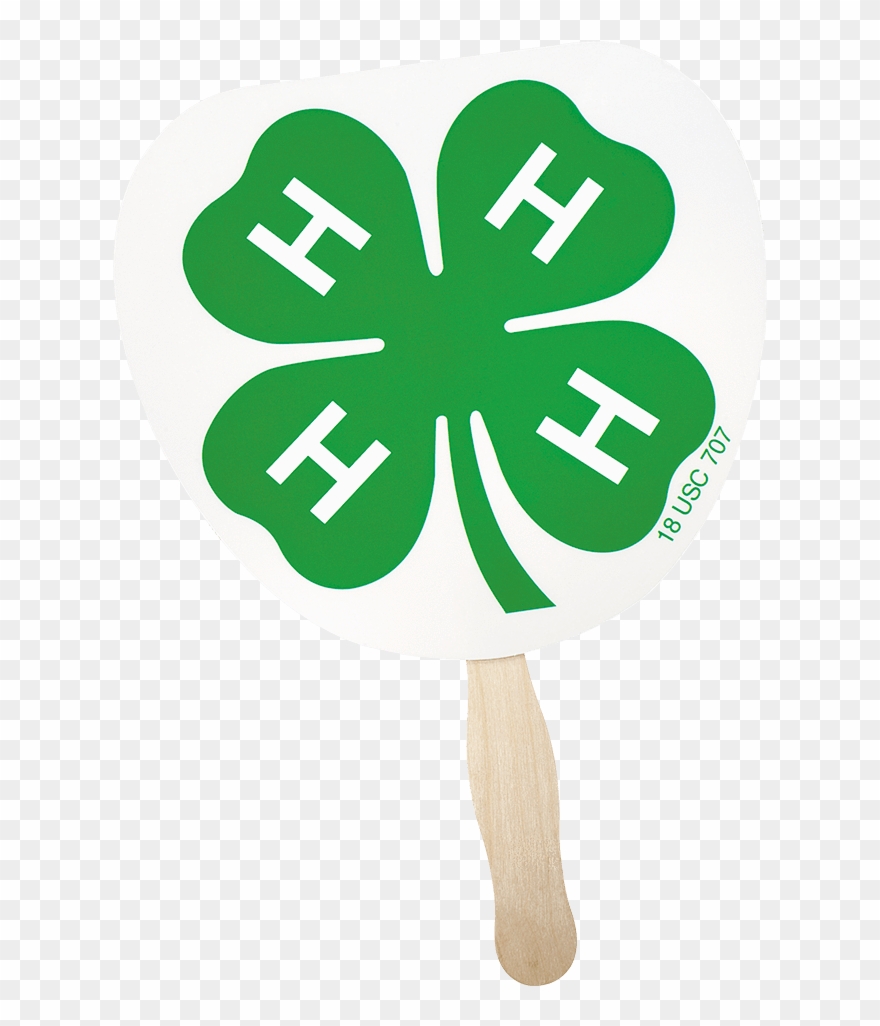 4-h Clover Hand Fan - Georgia 4 H Logo Clipart