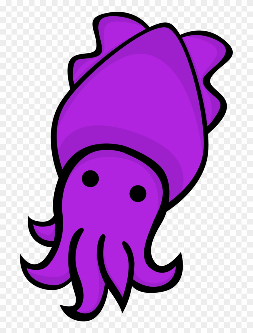 Vector Royalty Free Library Purple Free On Dumielauxepices - Cuttlefish As A Cartoon Clipart