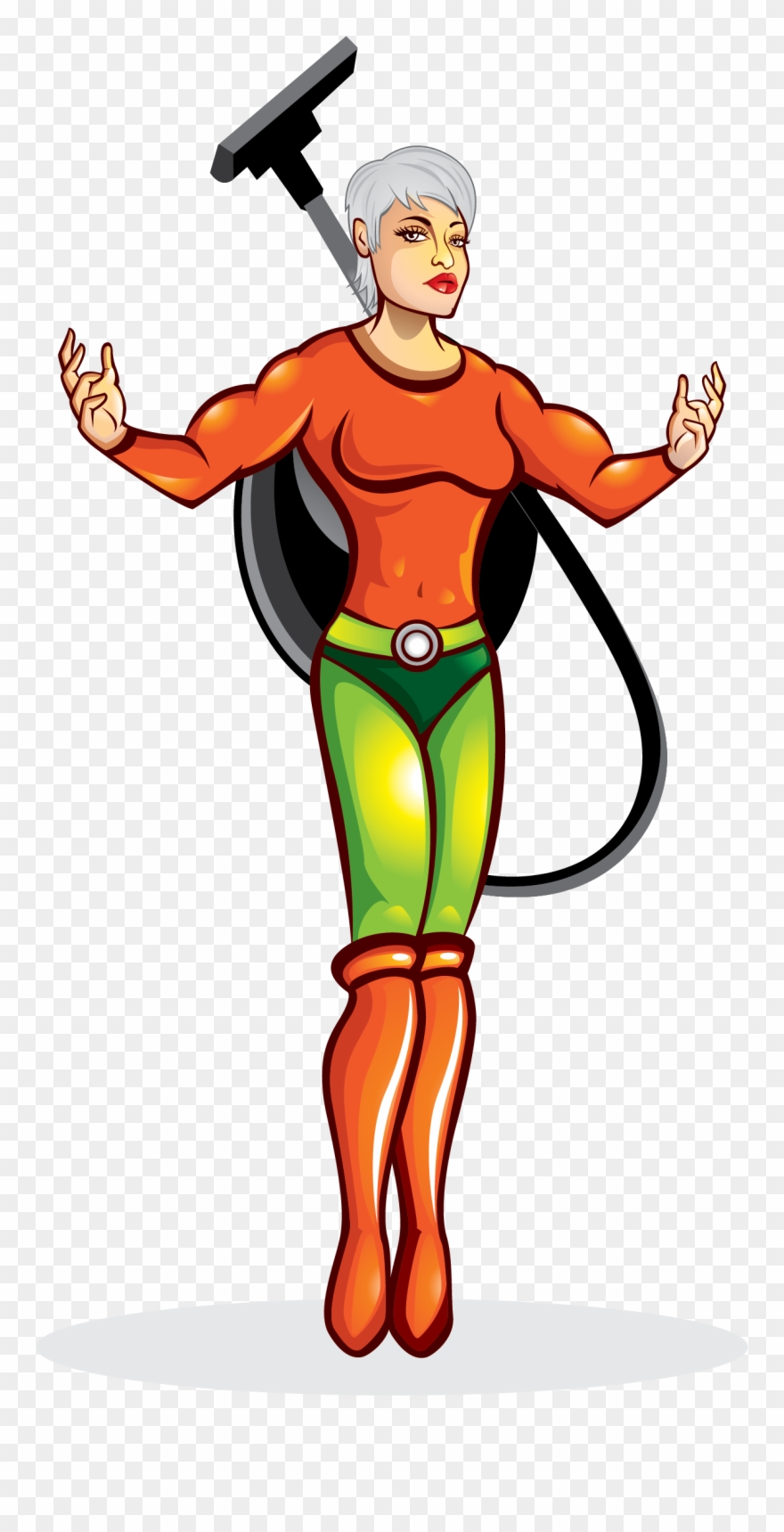 Bionic Bicep - Cartoon Clipart