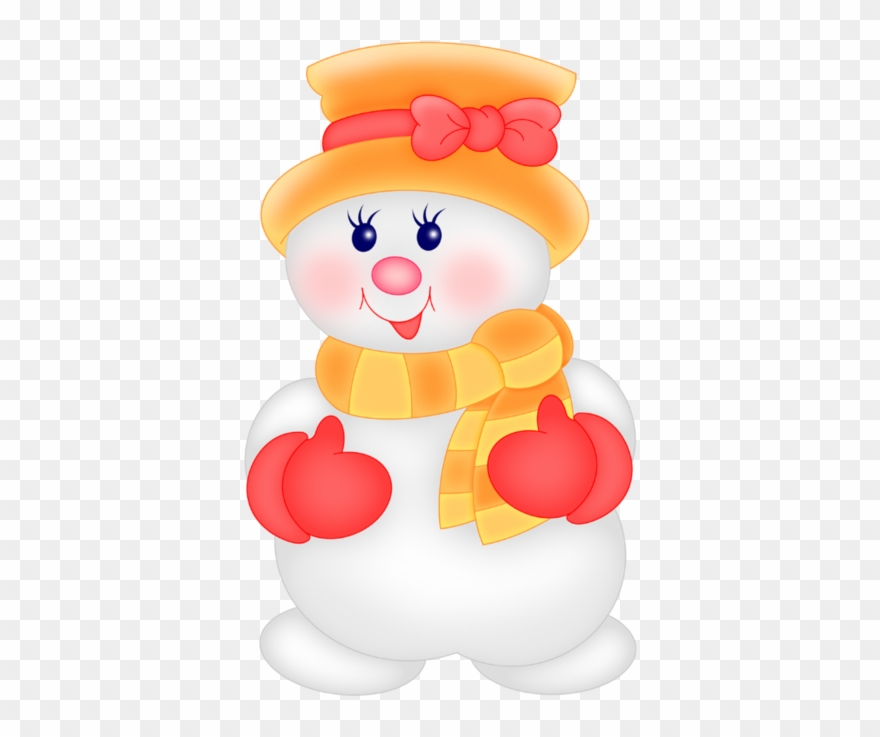 Mis Laminas Para Decoupage - Orange Snowman Clipart - Png Download