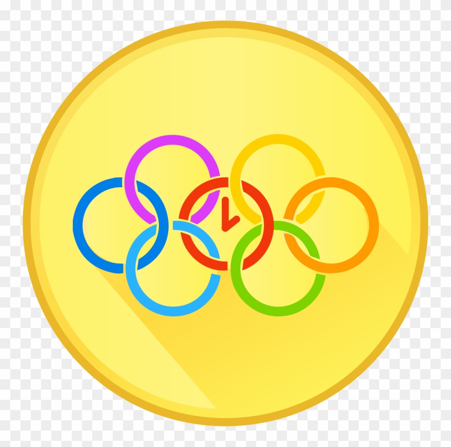 Clipart Clock Daily Routine - Olympic Rings No Background - Png Download