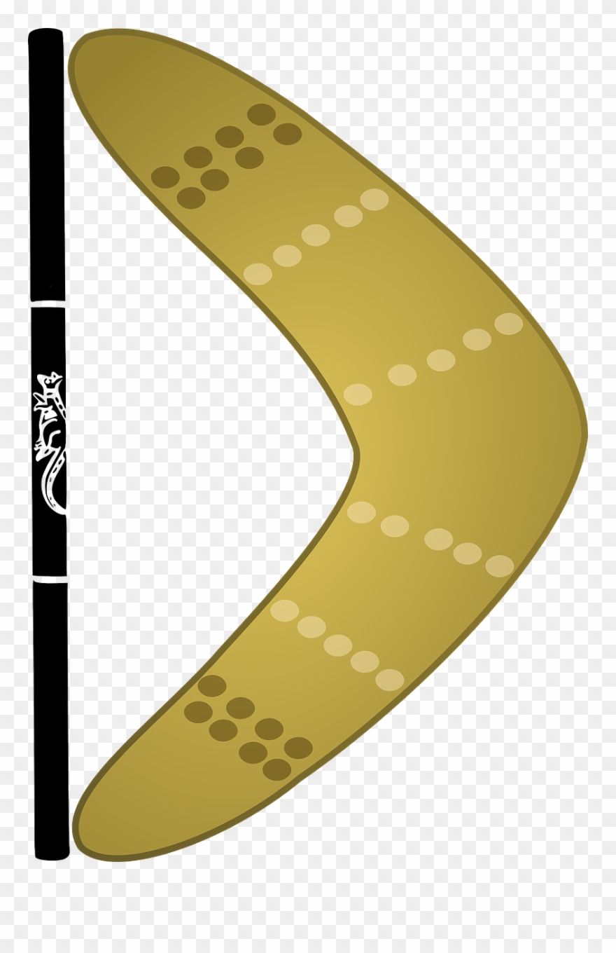 Boomerang Template Clipart Boomerang Clip Art - Boomerang Template - Png Download