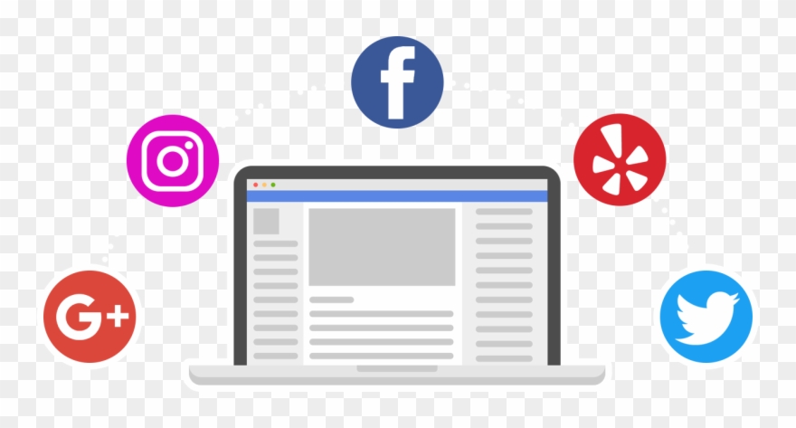 Media Explode Social Media Management - Facebook Instagram Yelp Logo Clipart