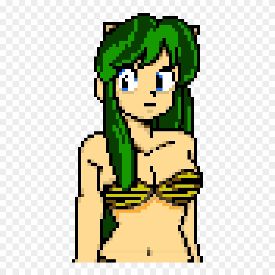 Urusei Yatsura Pixel Art Clipart
