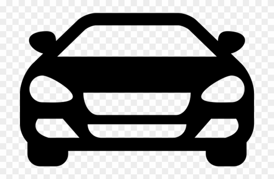 Auto Insurance - Front Simple Car Vector Clipart