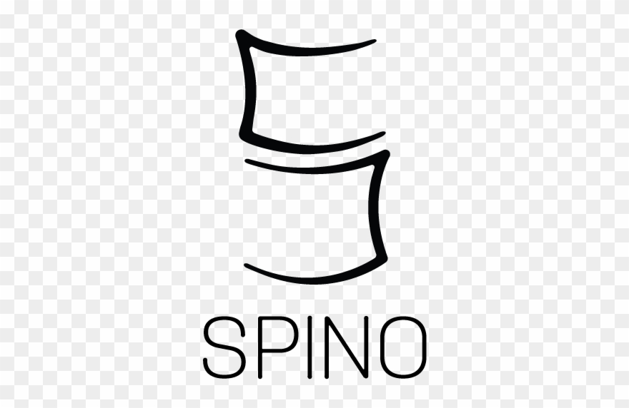 The Logo Features Two Vertebrae Of The Spinal Column - Behance Clipart