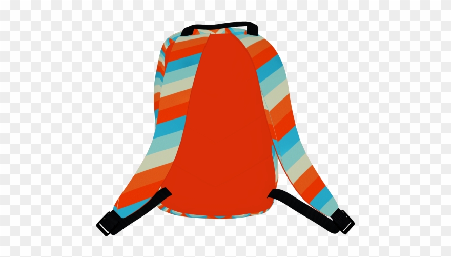 Beachy Chevron Backpack - Large Authentic Mexican Blankets Colorful Serape Assorted Clipart