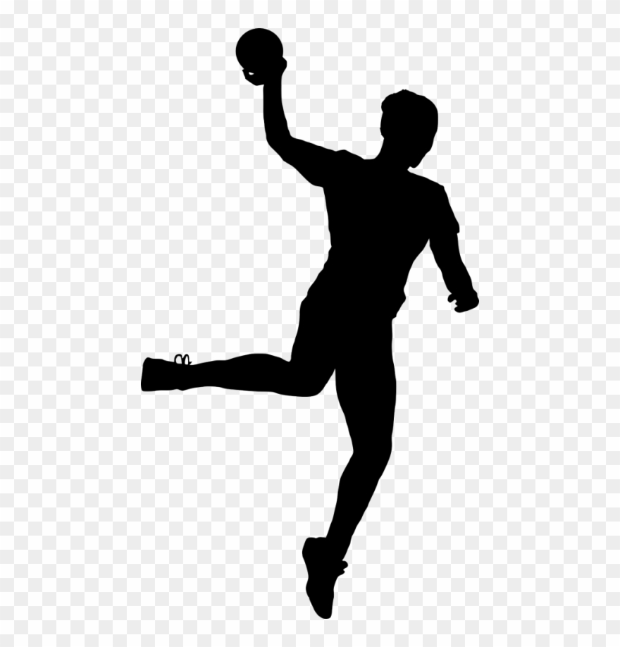 Sport Handball Silhouette Png - Sport Silhouette Png Clipart