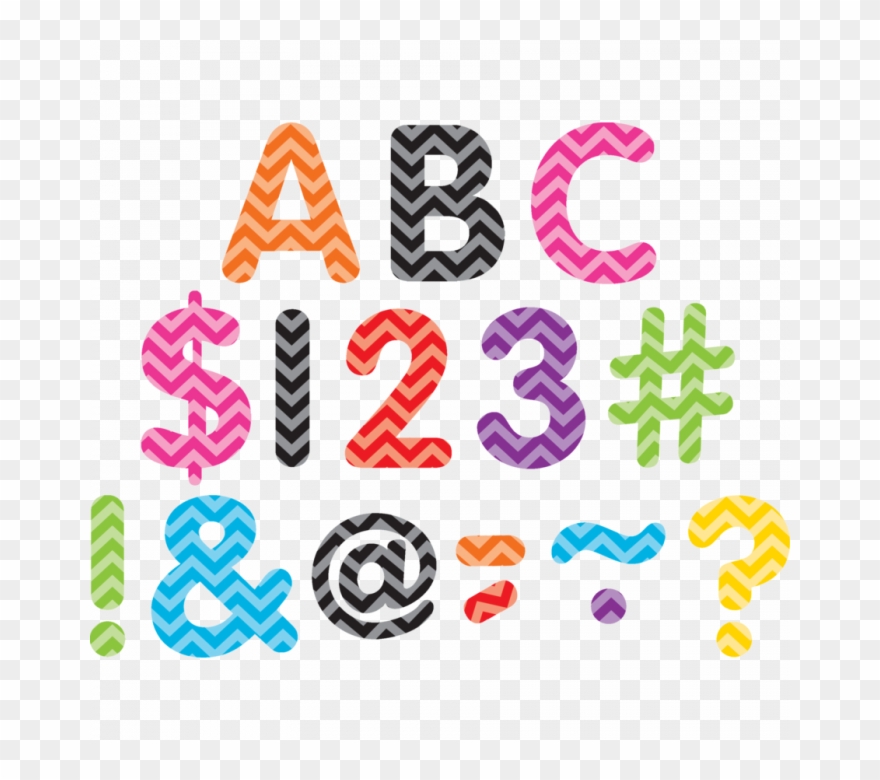 Jpg Freeuse Chevron Letters Clipart - Teacher Created Resources Tcr5566 Chevron Classic 2 - Png Download