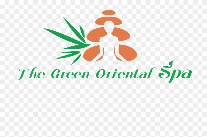 Green Oriental Spa - Illustration Clipart