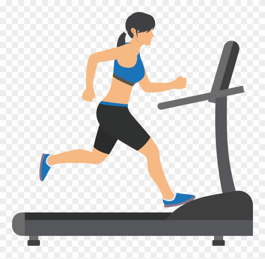 Fitness & Massage - Treadmill Benefits Clipart