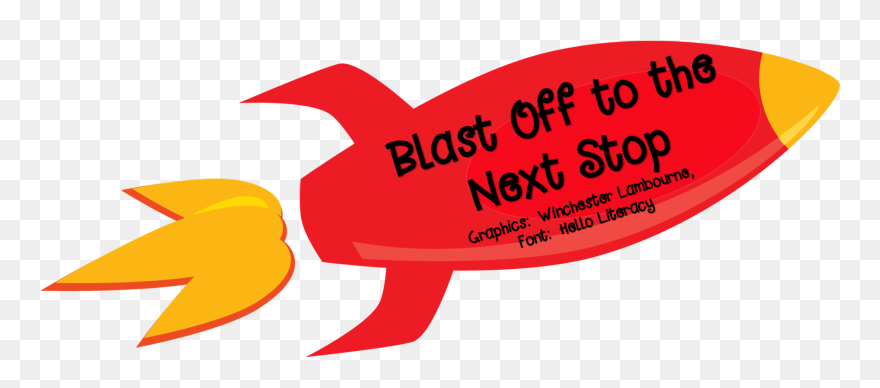 And Now It's Time To Blast Off To The Next Site On - Blast Off With Books Clipart