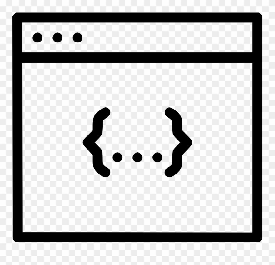 Window Code Programming Svg - Scalable Vector Graphics Clipart