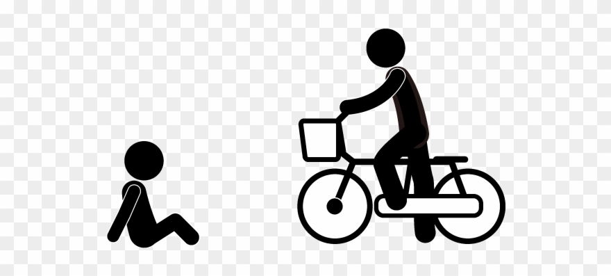 309 Free Pictogram - Bike Delivery Clipart - Png Download