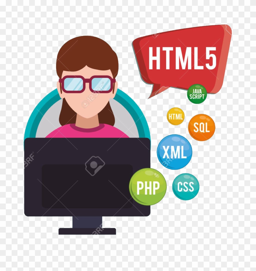 Web Development - Software Developer Clipart