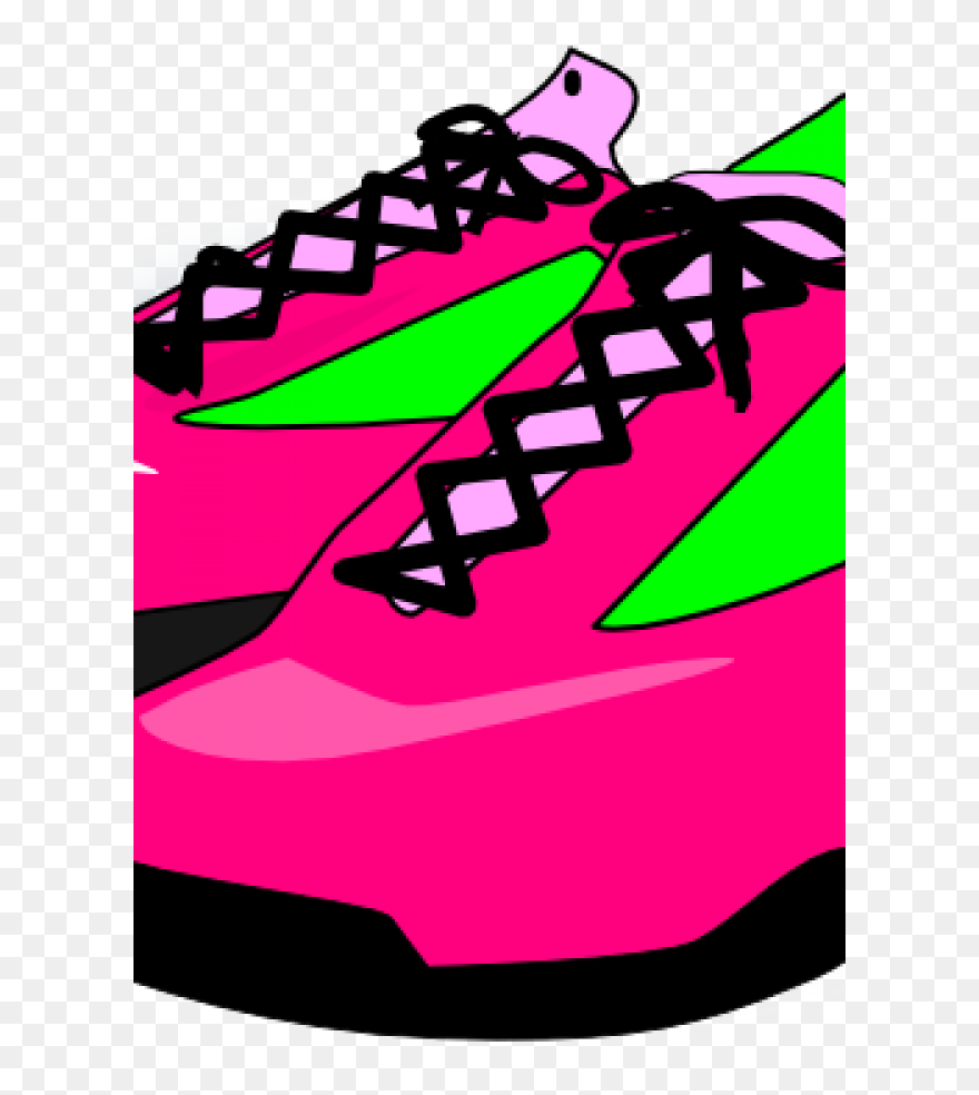 Pair Clipart - Pink Running Shoes Clip Art - Png Download
