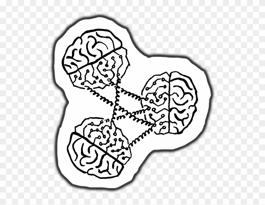 Knowledge Compass Human Aid Knowledge Exchange - Line Art Clipart