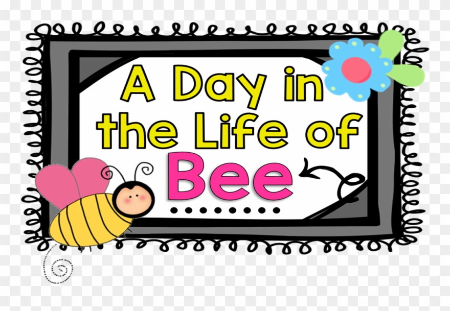 A Day In Life Of Bee - Language Clipart