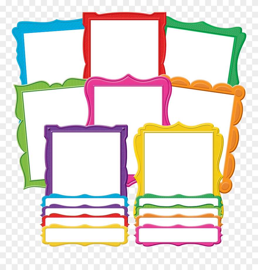 Fancy Frames Bulletin Board Display Set - Bulletin Board Clipart