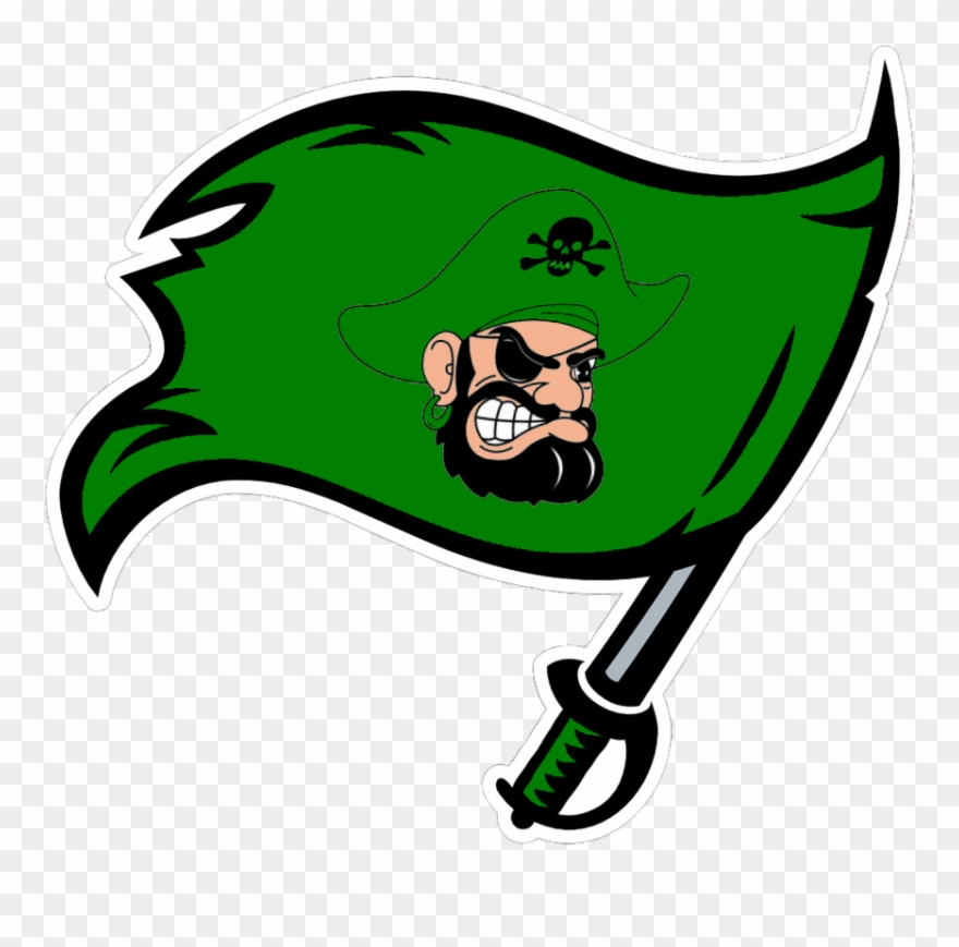 Green Bucks - Tampa Bay Buccaneers Flag Clipart