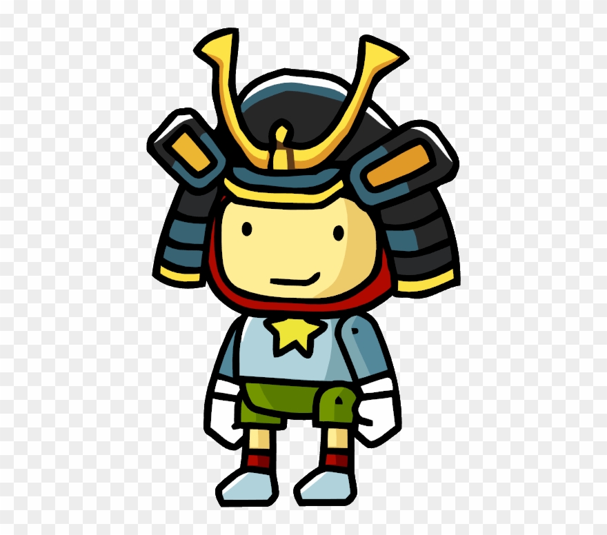 Png Freeuse Stock Samurai Helmet Clipart - Scribblenauts Maxwell And Lily Transparent Png