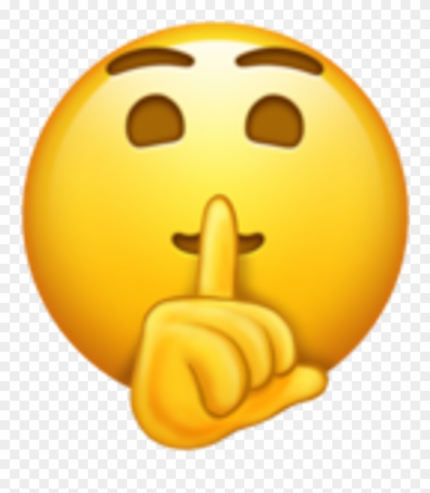 Emoji Quiet Clipart